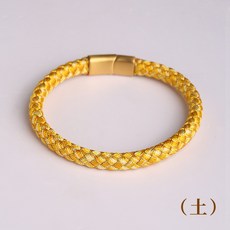 【台灣發貨】新款五行龍鱗手繩蛇年龍繩編織男款金木水火土手鏈 五行手鏈 龍繩編織鏈男款