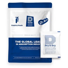 Dry 3g [80패킷] 실리카 젤 패킷 건조제 - 식품 안전 충전식 팩 수분 흡수제, 110, 10 Gram, 1개