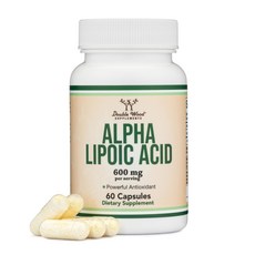 더블우드 알파 리포산 600mg 60캡슐, 60개