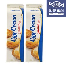 에그크림 1kg (에그타르트 베이스), 2개