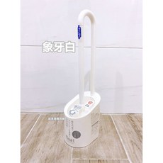 日本進口 球型磁吸馬桶刷 附底座 極細纖維替換刷頭 空中收納, 1個, 馬桶刷-球型-象牙白(含底座)