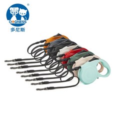 DOGNESS 多尼斯 靈動系列伸縮牽引繩, 軍綠色,Ｍ, 1個