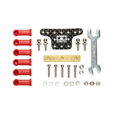 4WD HG 95387 타미야 미니 특별 기획 볼 베어링 매스 댐퍼 (스퀘어 카본, 1개, 상세페이지 참조