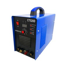 CT520D 電焊機 三合一 電焊機 3合1 等離子切割機 切割 電焊氬焊 多功能 工程用, 1個, 藍色 雙電源三用款
