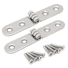 아이베란다 코너경첩 슬림형 힌지 가구철물 15x77mm, 2개