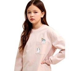 지프 JEEP JEEPKIDS 리틀베어 포켓 긴팔티KQ5TSU051PK 276221