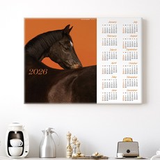 세잔느화실 2026 새해달력 영화같은 한컷 감성 한장달력 캘린더 시리즈 6종 캔버스액자, 03.Grace 2026