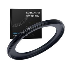 28mm ~ 49mm 스텝업 링 필터 어댑터 금속 링 스텝업 링 어댑터 필터 모든 49mm UV CPL ND 렌즈 후드 스레드 렌즈 요법(28mm ~ 49mm)과 호환, 77mm ~ 58mm