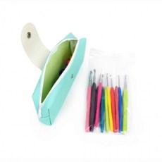 코바늘 뜨개질 세트 케이스포함 뜨게바늘 대바늘 코바늘케이스 대바늘세트, 1개