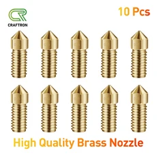 AnkerMake M5 노즐 경화 스테인레스 황동 0.4mm 3D 프린터, 01 10 Pcs Brass, 01 0.2 미리메터