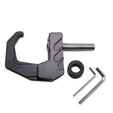 호환 헬멧 거치대 CNC 알루미늄 수하 가방 후크 거치대 행어 후크 스쿠터 헬멧 가방 가제트 장갑 후크, [01] Black, 1개