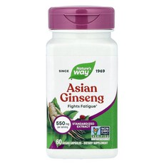 네이처스웨이 프리미엄 추출물 아시아 인삼 베지 캡슐 60정, 120g, 1개