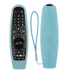LG AN-MR600 650 AN-MR18BA AN-MR20GA 시리즈 TV 매직 리모컨 커버용 다채로운 실리콘 케이스 보호 슬리브, 01 Light Blue