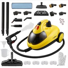 스팀봇 2L 대형 물탱크가 있는 가정용 IN 스팀 클리너 28 듀티 헤비 다목적, Yellow, 1, 옐로우