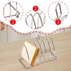 아침 식사 토스트 랙 빵 스탠드 베이킹 에어 프라이어 액세서리슬라이스, 1개