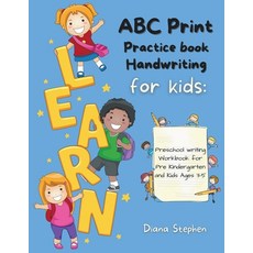 (영문도서) ABC Print Handwriting Practice Book for kids: Preschool writing Workbook for Pr... Paperback, T.C.E.C Publishers, English, 9781914055249