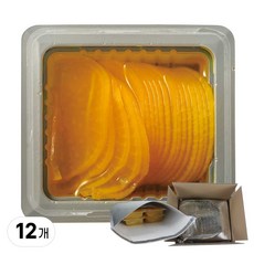 선미식가 슬라이스 원형/반달채 미니단무지 12개 18개 30개, 120g