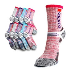 國產優質三底女運動登山健行襪長莫克 10P 舒適工作, 隨機出貨