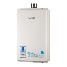 SAKURA 櫻花 13公升數位恆溫熱水器 SH-1333 天然氣適用 精準控溫 能源效率第2級, SH1333-天然氣