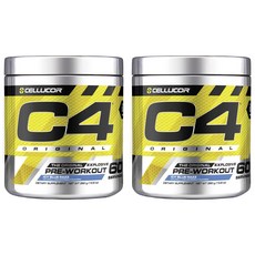 CELLUCOR C4 Original預鍛鍊粉 藍覆盆莓風味, 2罐, 396g
