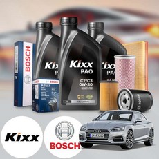 아우디 A5 2세대 40TFSI (CPM) 가솔린 킥스 파오 C2/C3 0W30 엔진오일세트