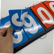 탁구 족구 풋살 접이식 스포츠 스코어보드 양면 점수판 0-99점 테니스점수판 족구점수판