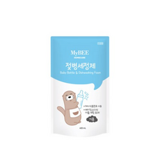 마이비 젖병세정제 거품형 리필, 400ml, 2개