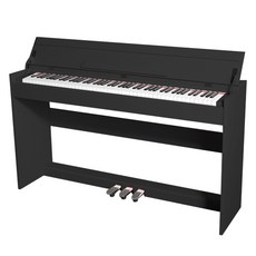 數位鋼琴，簡約時尚，舒適琴凳，多種音色，適合初學者與進階者, 入門級-58817木紋力度黑（多功能+藍牙）不含琴凳, 1個, LeGemCharr電子琴