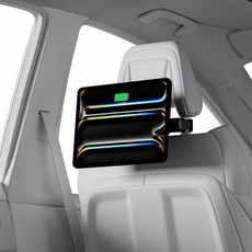 니케 Carfit Charge 아이패드 차량용 무선충전 마그네틱 거치대, 에어 10.9/11 (4/5/6/7/8세대), 그레이지