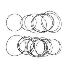 20pcs 고무 벨트 70-100mm 너비 1mm 레코더 CDROM 비디오 머신 워크맨