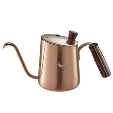 TIAMO 青鳥斜口細口壺 HA1632BZ 玫瑰金 700ml, 1個, HA1632BZ玫瑰金