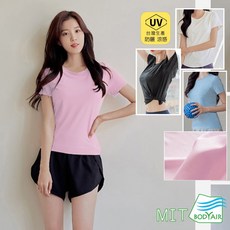 BODYAIR 小圓領涼感透氣上衣 台灣製