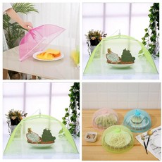 超大號可折疊餐桌罩防蠅蟲剩飯菜罩蓋家用防塵罩透氣遮蓋, 1個, 福氣臨門/21釐米 1菜