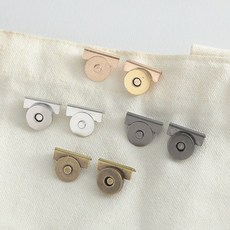 가방잠금장치 DIY 가방 부자재 자석버클 DD-13034CZX, 1개, 브론즈