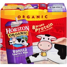 호라이즌 저지방 우유 바닐라, 1.4L, 1개