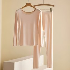 [블랑커브]모달 심리스 여성발열내의상의 발열내의 여성내복 내복 여성내의 기모내복