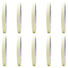 마스킹테이프 종이테이프 아이보리 10mm x 10M, 10개