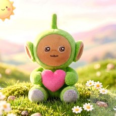 우노상점 텔레토비 뚜비 하트 가방고리 7cm 조카선물