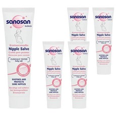 sanosan 珊諾 S孕女神乳尖修護羊脂膏 30ml, 滋潤舒緩受傷肌膚, 國際檢測機構五星認證, 5件