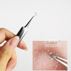 여드름 핀셋, L자형, 1개