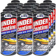 일신 언더 코팅 스프레이 차량하체보호 1000ml 1개 에어건별도, 12개, 1L