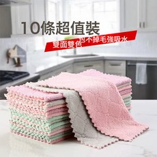 洗臉巾迷你小拖把懶人夾布二次利用家用免洗拖把, 雙面抹布15X2010條裝:如圖所示, 1個
