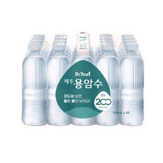 닥터유 오리온 제주 용암수 무라벨, 530ml, 20개