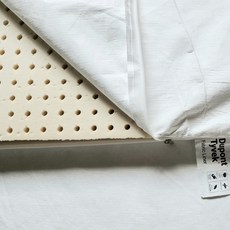 천연라텍스 토퍼 매트리스 유기농 밀도85