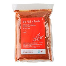 25년 햇 청년고춧가루 국산 매운맛 굵은가루, 1개, 1kg