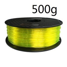 3D 프린팅 필라멘트 TPU 플렉시블 필라멘트 TPU 플라스틱 3D 프린터용 1.75mm 프린팅 재료 흰색 검정색 등 다양한 색상, 500g TM yellow, 17 500g TM yellow