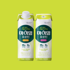 마이밀 퓨로틴 고소한맛 24팩+고구마맛 24팩 식물성 단백질 100% 단백질 음료