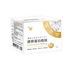 HRY 魚膠原蛋白胜肽 3900mg 穀胱甘肽 芝麻素, 60g, 1套