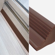 두리 2p 브라운 도어턱 보호 받침대 문턱경사로