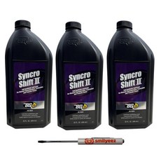 포켓 드라이버3병 합성 기어 윤활유가 장착된 BG Syncro Shift II PN 792의 Smileez 목록 수동 변속기 및 트랜스 액슬용 유체, 3 Pack